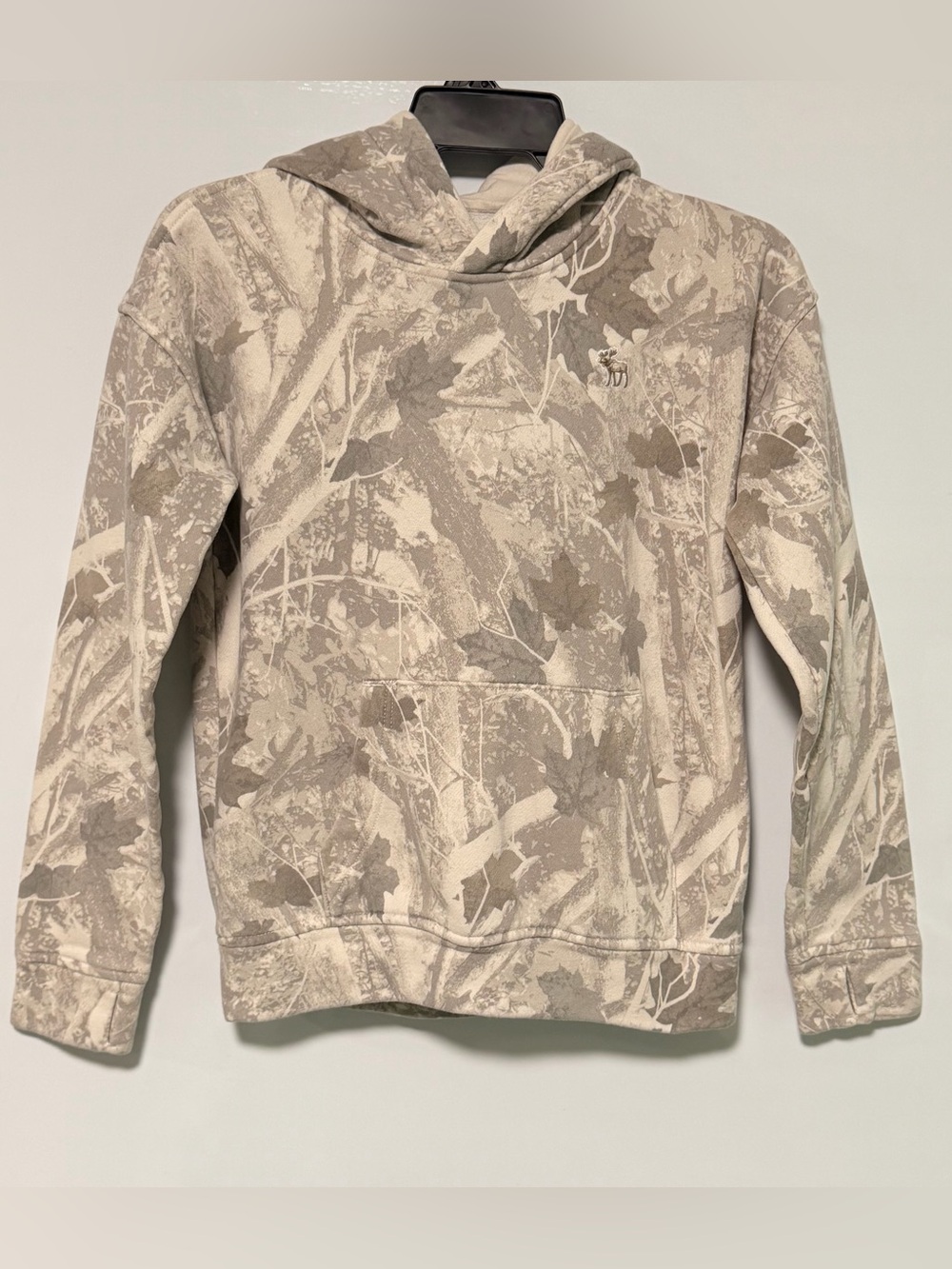 ABERCROMBIE KIDS Camouflage Relaxed Fit Hooded Sweatshirt